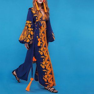 Yuliya Magdych Lace Maxi Caftan